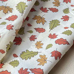 Отрез ткани 30х70 см "В гостях у Зои. Осенние листья" (PaperBlonde)