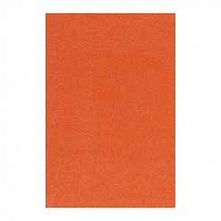 Лист фоамирана с глиттером А4 "Оранжевый", 2 мм (АртУзор)
