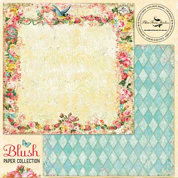 Бумага "Blush. Charmed" (Blue Fern)