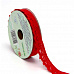 Лента кружевная хлопковая "Красная", ширина 1,2 см, длина 3 м (Рукоделие)