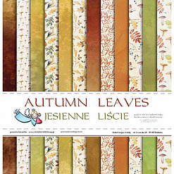 Набор бумаги 30х30 см "Autumn leaves. Осенние листья", 12 листов (Польша)