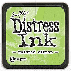 Штемпельная подушечка мини Distress Ink "Twisted Citron" (Ranger)