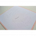 Заготовка для открытки с 3D вкладышем "Люблю", цвет белый и розовый (Лоза)