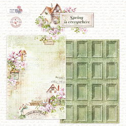 Набор бумаги А5 "Spring is everywhere", 12 листов (DreamLight Studio)