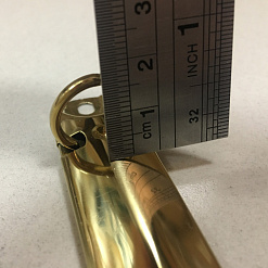 Кольцевой механизм, 2 кольца, диаметр 18 мм, длина 12,3 см, цвет золото