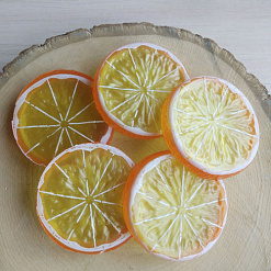 Набор украшений "Долька апельсина", 5 см, 5 шт