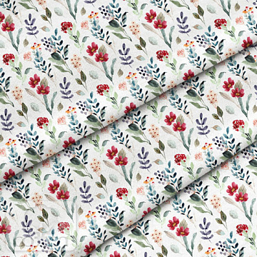 Отрез ткани 79х50 см "Аленький цветочек" (Cotton)
