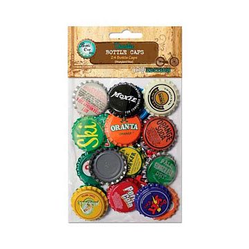 Набор декоративных крышек "Винтажные" (Bottle Cap inc.)