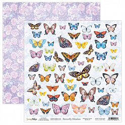 Бумага "Butterfly meadow 7" (ScrapBoys)