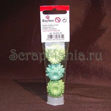 Набор цветов в тубе, зеленые оттенки (Rayher)