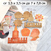 Нож "СССР. Символы эпохи", 7х7,8 см (ScrapMania)