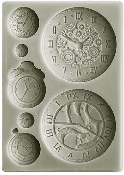 Молд 15х21 см "Around The World. Clocks" (Stamperia)