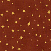 Отрез ткани 50х55 см "Звезды на бордовом", с золотым напылением (Peppy)
