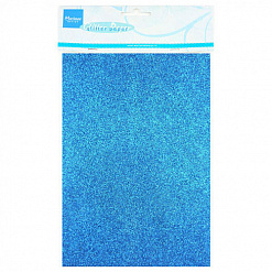 Набор бумаги с глиттером А5 "Голубой", 5 листов (Marianne design)