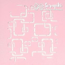 Трафарет "Кинескоп", 9х13,5 см (Scrapiki)