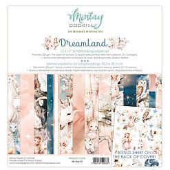 Набор бумаги 30х30 см "Dreamland", 12 листов (Mintay)