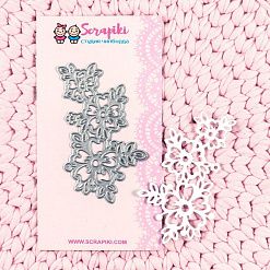 Нож "Весенний цвет", 5х8,5 см (Scrapiki)