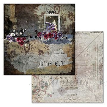 Бумага "The dark desire. Flower alchemy" (Summer Studio)