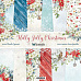 Набор бумаги 30х30 см "Holly Jolly Christmas", 6 листов (ScrapAndMe)
