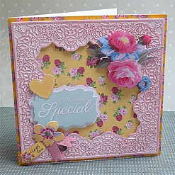 Набор бумаги А4 и листов с высечками "Simply Floral", 48 листов (DoCrafts)