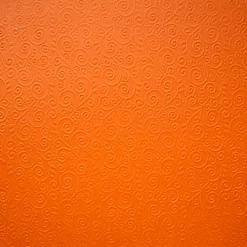 Набор бумаги А4 с тиснением "Завитки оранжевые", 3 листа (Лоза)