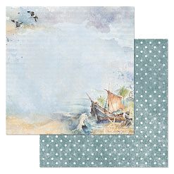 Набор бумаги 20х20 см "Тихая гавань", 12 листов (ScrapMania)