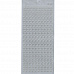 Контурные наклейки "Бордюры классические", лист 10x24,5 см, цвет серебро