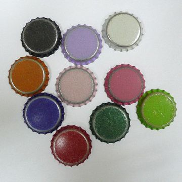 Набор декоративных крышек "Потертые" (Bottle Cap inc.)