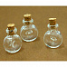 Набор стеклянных бутылочек с пробкой "Бублик"
