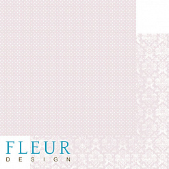 Бумага "Шебби Шик Базовая 2.0. Ванильно-розовый" (Fleur-design)