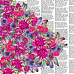 Набор бумаги 30х30 см "Mind Flowers", 10 листов (Фабрика Декору)