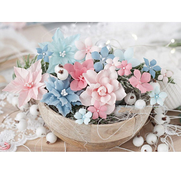Набор цветов "Скандинавская Зима", 15 шт (Me Flowers)