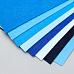 Набор фетра А4 "Палитра сине-голубого", толщина 2 мм, 8 листов (АртУзор)