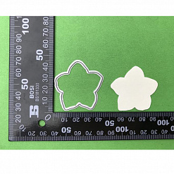 Нож и штамп "Цветок Франжипани" 4,1х4,1 см (Cloudberry)