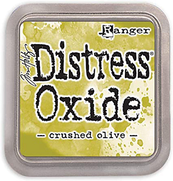 Штемпельная подушечка Distress Oxide "Crushed olive" (Ranger)