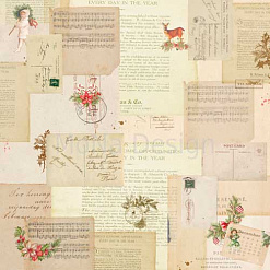 Бумага "Сказочное Рождество. Письма Деду Морозу" (MonaDesign)