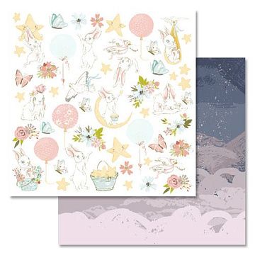Бумага "Небесное приключение. Картинки" (ScrapMania)