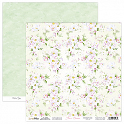 Набор бумаги 30х30 см "Flower dreams", 12 листов (ScrapBoys)