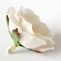Цветок полиантовой розы "Молочный", 1 шт (Craft)