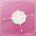 Чипборд "Старинный компас", 10,5х10,5 см (СкрапМагия)