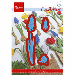 Набор ножей для вырубки и тиснения "Гиацинты" (Marianne design)