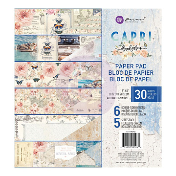 Набор бумаги 20х20 см "Capri", 30 листов (Prima Marketing)