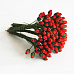 Букет микро-роз с закрытым бутоном "Красный", 25 шт (Craft)