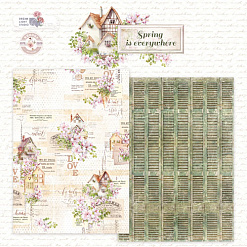 Набор бумаги А5 "Spring is everywhere", 12 листов (DreamLight Studio)
