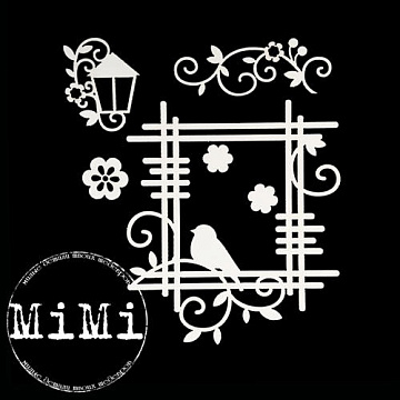 Набор украшений из чипборда "Летняя. Спокойствие" (MiMi Design)