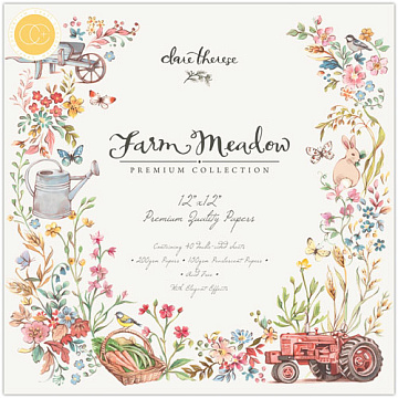 Набор бумаги 30х30 см "Farm Meadow", 40 листов (Craft consortium)