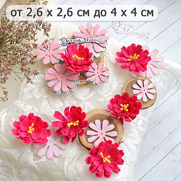 Нож "Цинния. Цветок", 4 см (ScrapMania)
