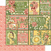 Набор бумаги 30х30 см с наклейками "Garden goddess", 16 листов (Graphic 45)