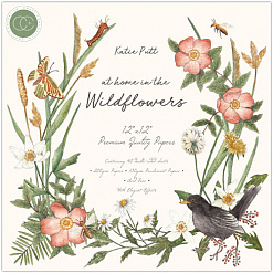 Набор бумаги 30х30 см "Wildflowers", 40 листов (Craft consortium)