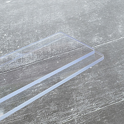 Набор прозрачных пластин 7,5х16 см, толщина 4 мм (Россия)